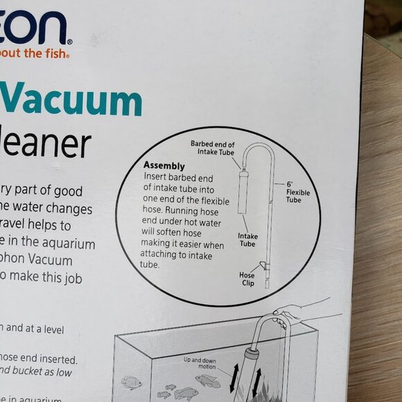 New Aqueon Aquarium Fish Tank Siphon Vacuum Gravel Cleaner Hand Syphon Pump Hose - Picture 10 of 15